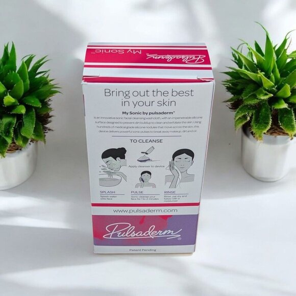 Pulsaderm Sonic Washcloth - Skin Brush Micro Pulse Cleansing (New) - Picture 5 of 6